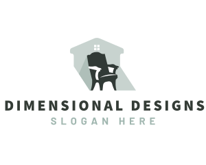 Interior Design Furniture Chair logo design