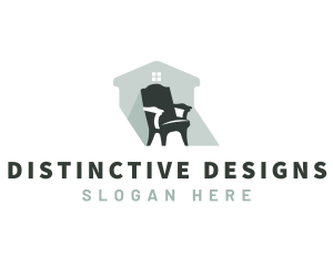 Interior Design Furniture Chair logo design