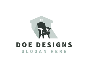 Interior Design Furniture Chair logo design