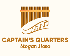 Bamboo Pan Flute logo design