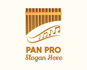 Bamboo Pan Flute logo design