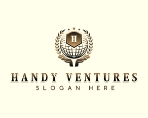 Globe Hand Support logo