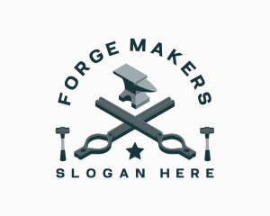 Anvil Tongs Metalwork logo