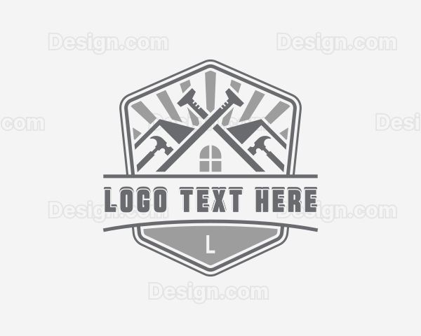 House Tools Repair Logo