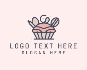 Bakery Confectionery Cupcake logo