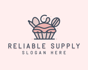 Bakery Confectionery Cupcake logo design