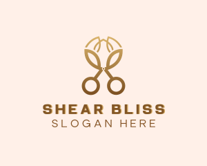 Scissors Seamstress Shears logo design