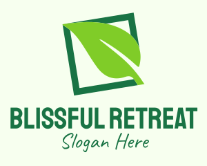 Green Eco Leaf logo