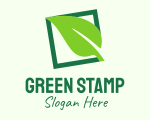 Green Eco Leaf logo design