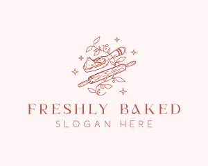 Baking Rolling Pin logo design