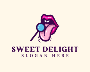 Sweet Lollipop Lips logo