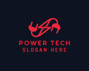Electrical Socket Power logo design