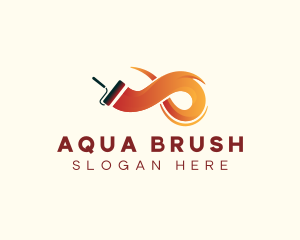 Paint Roller Renovation logo design