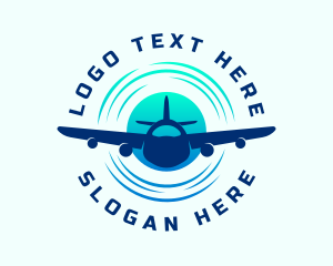 Airplane Travel Transportation logo