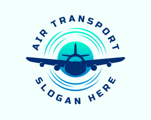 Airplane Travel Transportation logo design