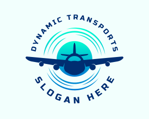 Airplane Travel Transportation logo design