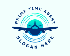 Airplane Travel Transportation logo design