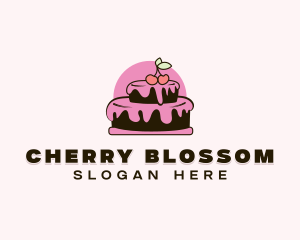 Cherry Layer Cake logo design