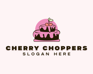 Cherry Layer Cake logo design