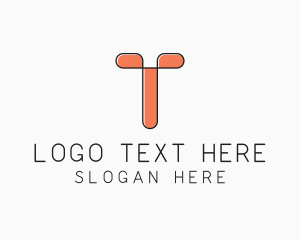 Minimalist Modern Construction logo design