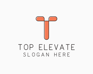 Minimalist Modern Construction logo design