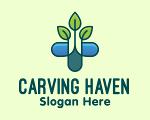 Herbal Medicinal Plant logo design