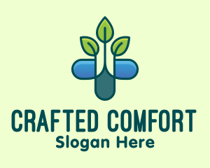 Herbal Medicinal Plant logo design