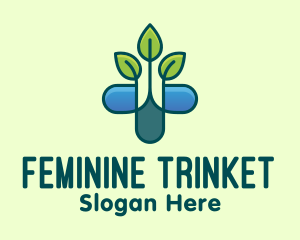 Herbal Medicinal Plant logo design