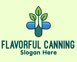 Herbal Medicinal Plant logo design