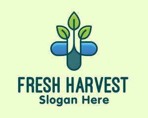 Herbal Medicinal Plant logo design