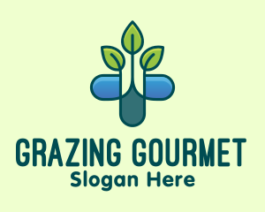 Herbal Medicinal Plant logo design