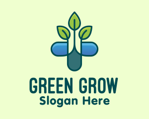 Herbal Medicinal Plant logo design