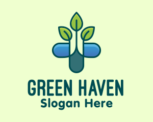 Herbal Medicinal Plant logo design