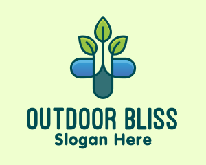 Herbal Medicinal Plant logo design