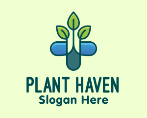 Herbal Medicinal Plant logo design