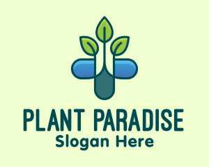 Herbal Medicinal Plant logo design