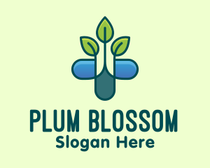 Herbal Medicinal Plant logo design