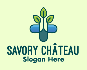 Herbal Medicinal Plant logo design