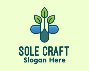 Herbal Medicinal Plant logo design