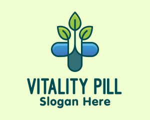 Herbal Medicinal Plant logo design