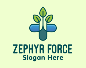 Herbal Medicinal Plant logo design