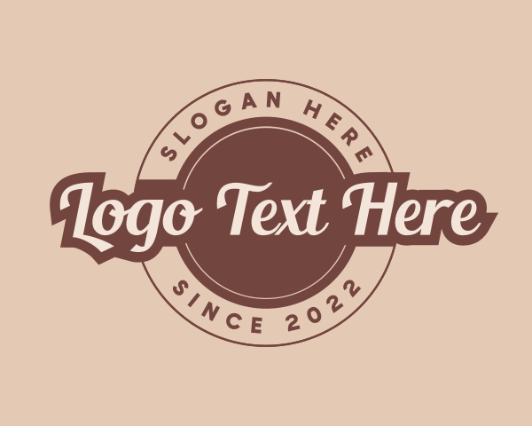 Rustic logo example 1