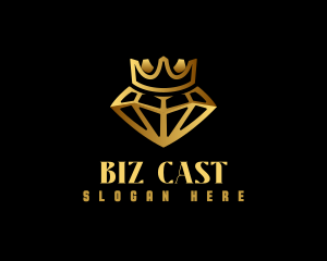 Gold Crystal Crown Logo