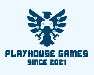 Eagle Game Controller logo design