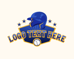 Sports Baseball Helmet logo