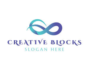 Gradient Creative Loop logo design