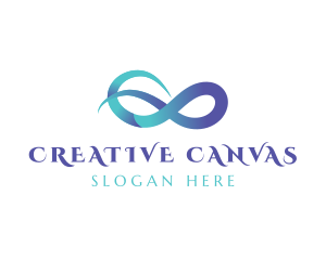 Gradient Creative Loop logo design