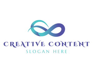 Gradient Creative Loop logo design