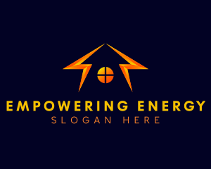 House Lightning Energy logo design