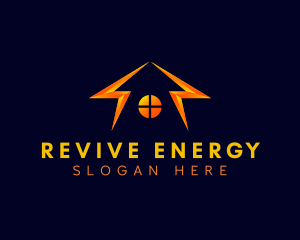 House Lightning Energy logo design